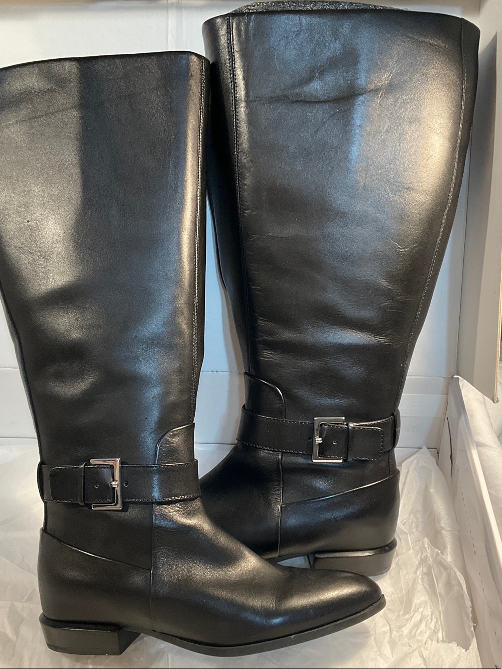 Nine West Black Leather boots